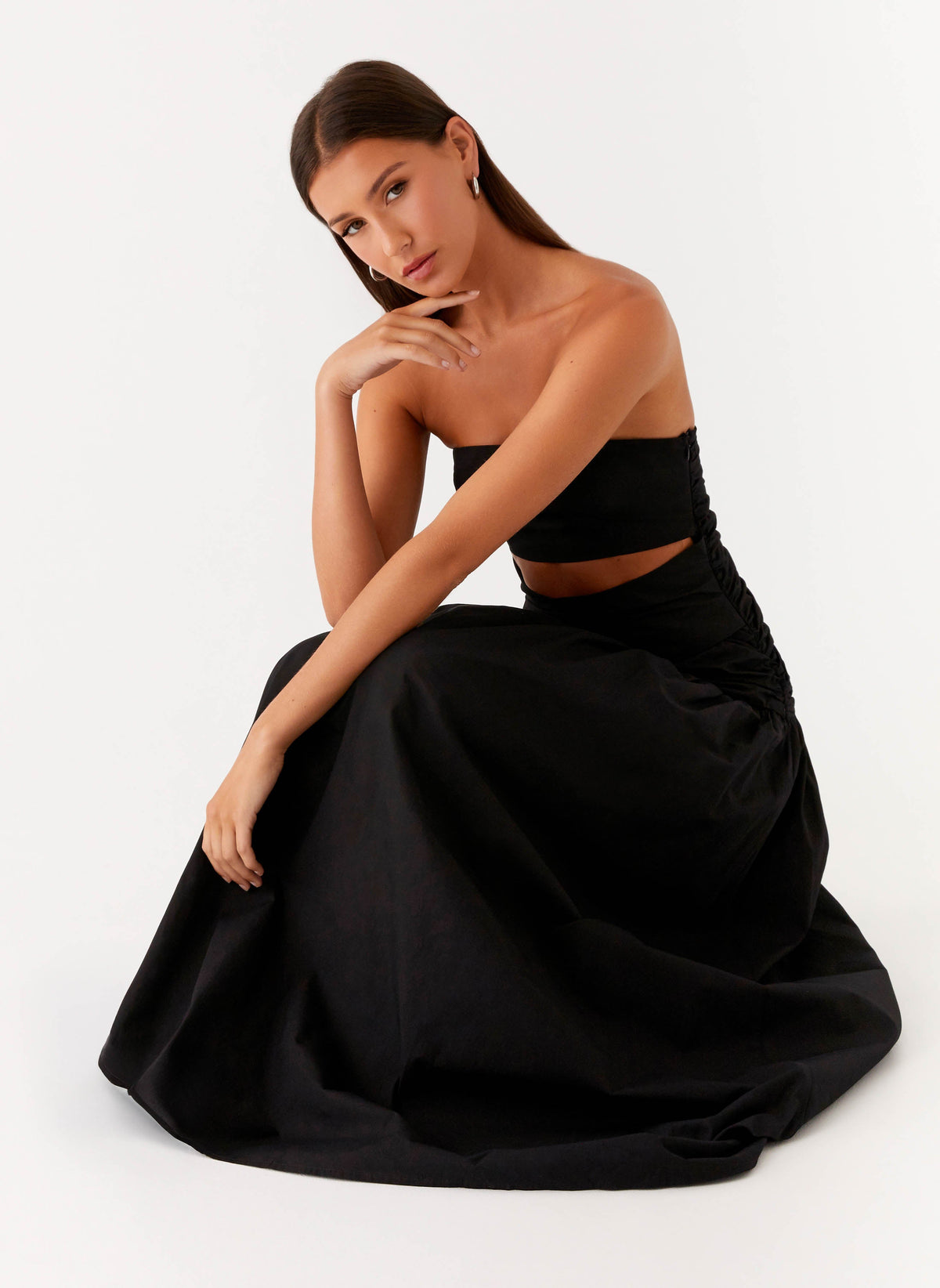 Lumen Maxi Dress - Black
