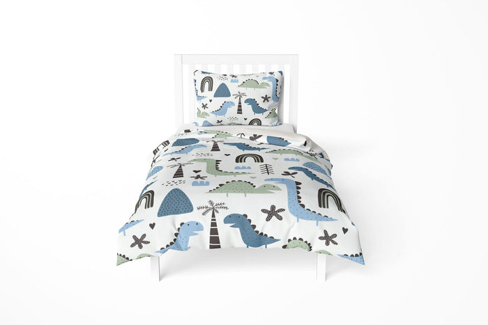 Kids Bedding Set, Nursery Bedding Set Boy Twin, Kids Bedding Dinosaur