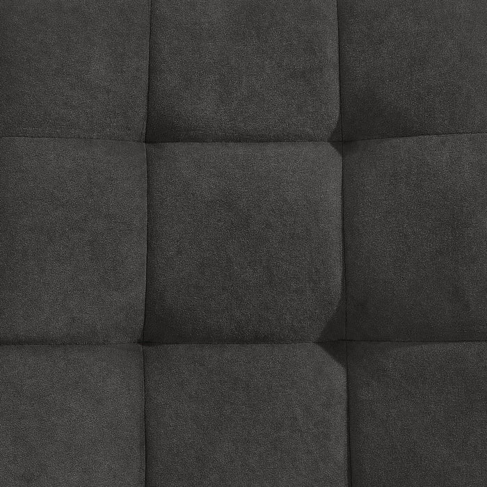 Eden Set Of 2 Dining Chairs - Velvet - Charcoal - DUSK