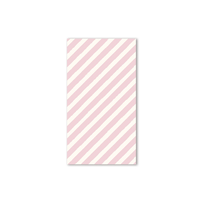 GBD1039 - GINGERBREAD PINK STRIPE PAPER DINNER NAPKIN