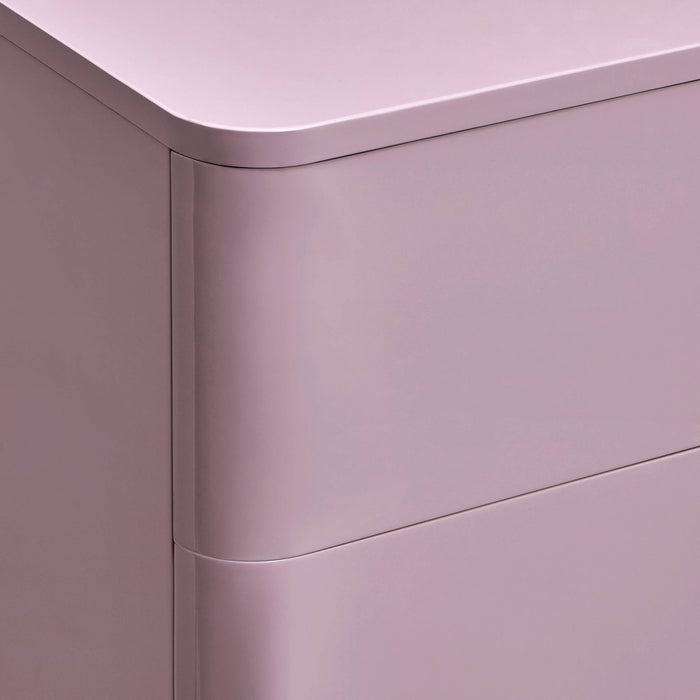 Romilly 2 Drawer Bedside Table - Violet Ice - DUSK