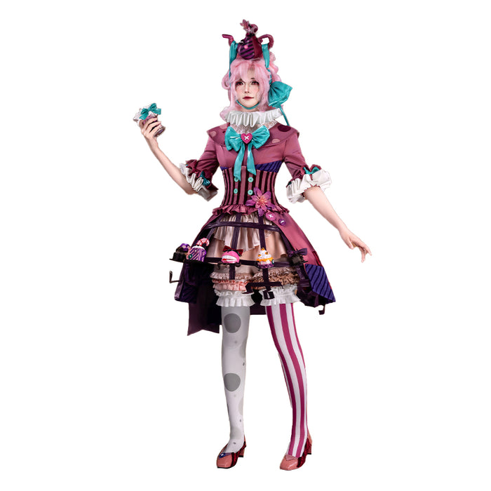 【Size S-2XL】DokiDoki-R Game Identity V Meteorologist Tea Time Cosplay Costume Ms.Saucer