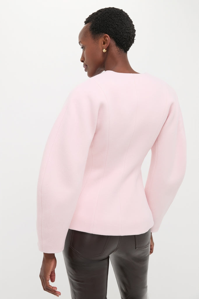 Ballerina Peacoat Wool Fitted Blazer
