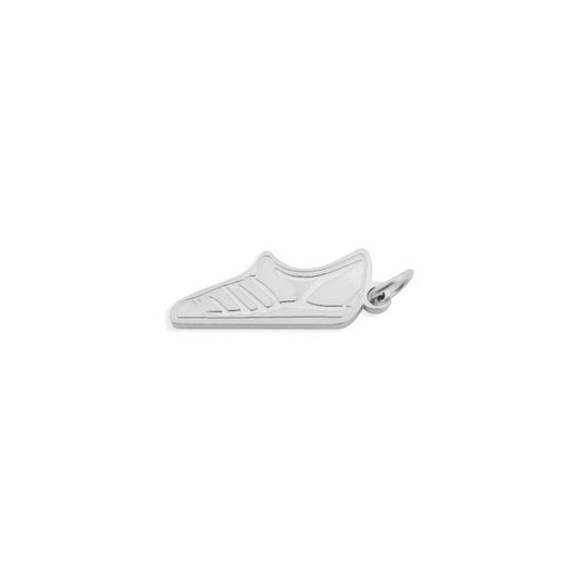 18K Gold PVD Stainless Steel Track Shoe Charm: Stainless WJW