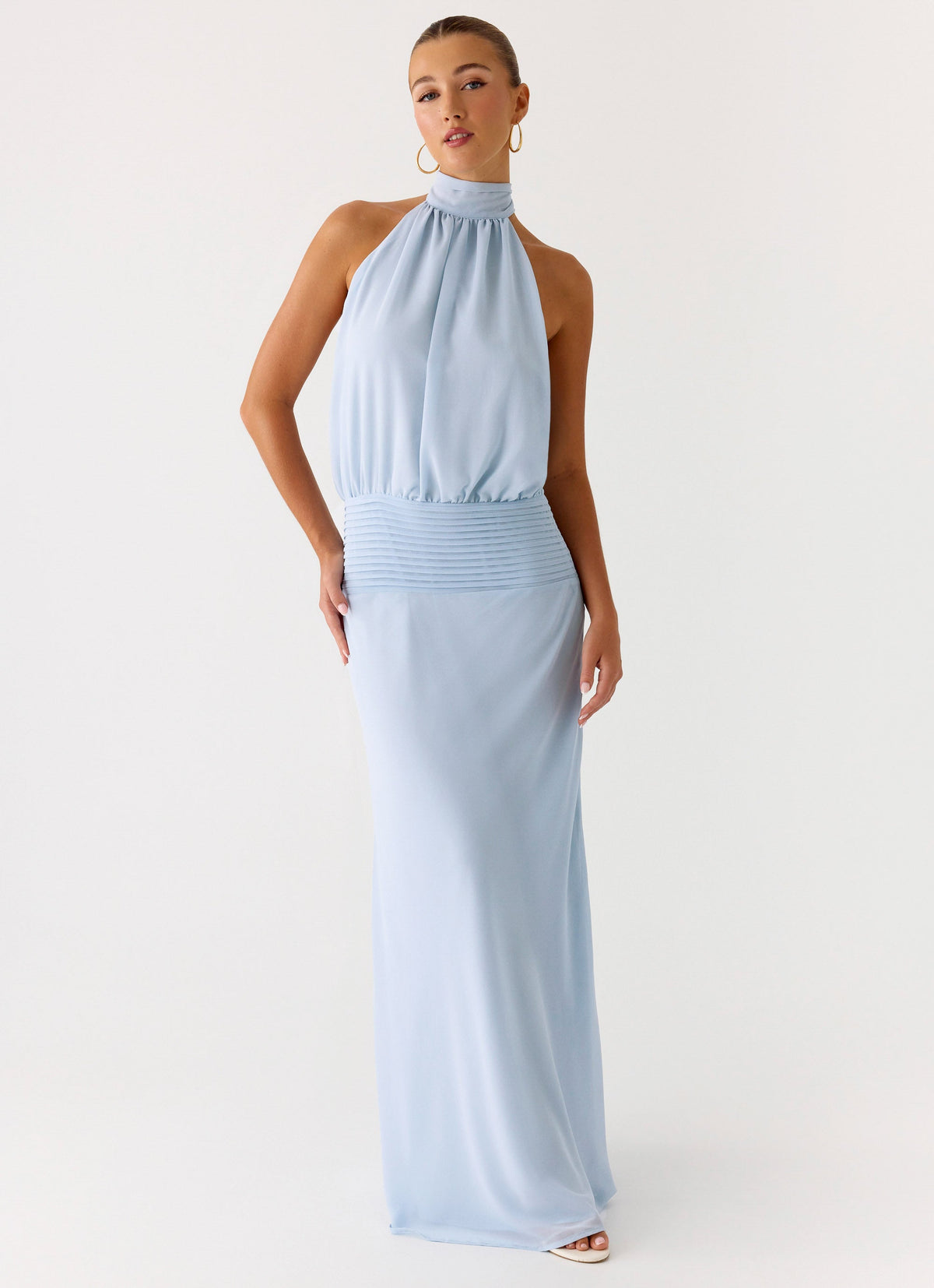 Lalia Maxi Dress - Pale Blue