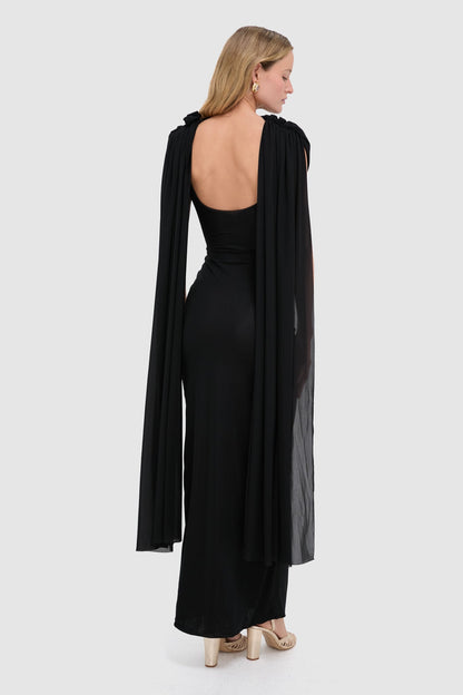Black Batista Maxi Dress