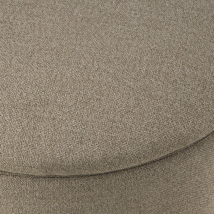 Adelaide Gold Base Storage Stool - Oatmeal - DUSK