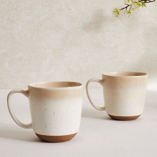 Alfredo Speckled Stoneware Set of 2 Mugs - DUSK