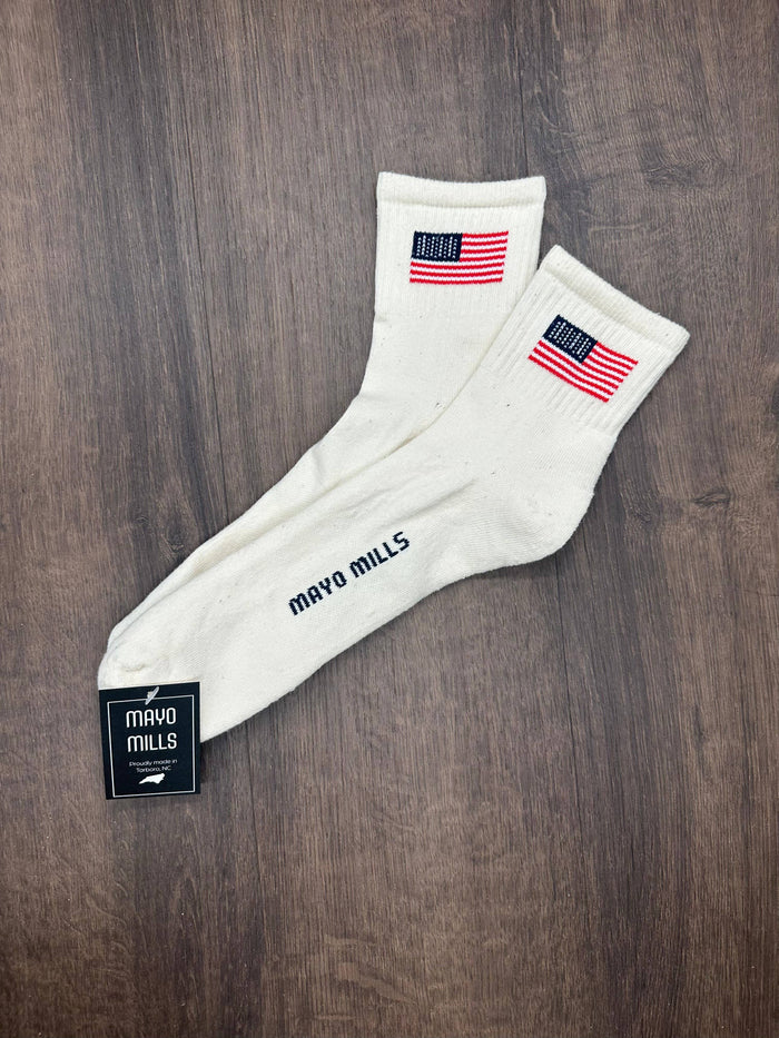 American Flag: Navy / XS Mayo Mills