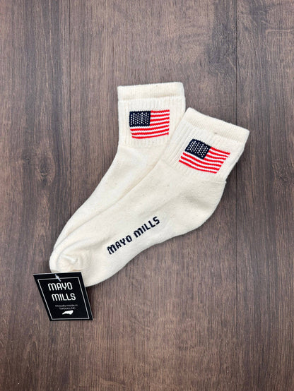 American Flag: Navy / XS Mayo Mills