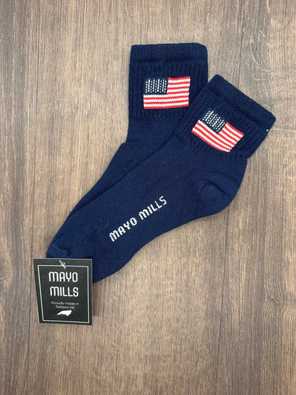 American Flag: Navy / XS Mayo Mills