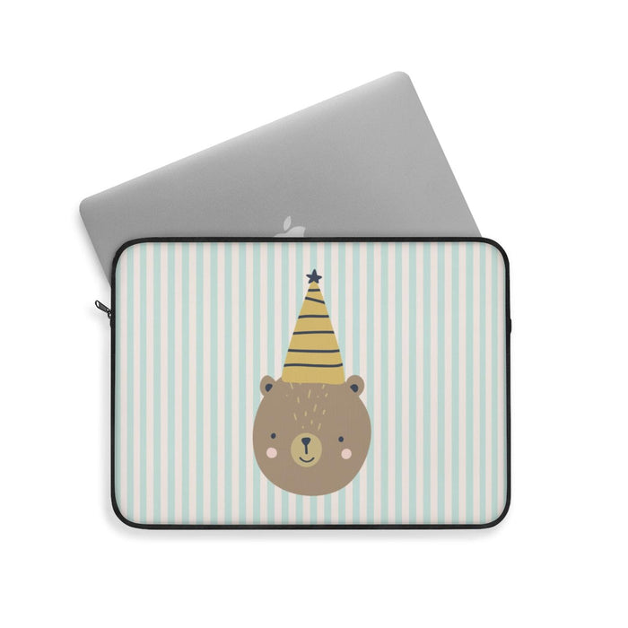 Kids Laptop Sleeve Neutral Bear, Kids Tablet Cover iPad Sleeve, IT Accessories