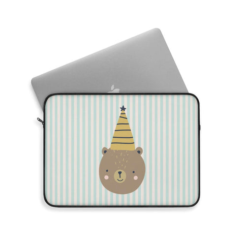 Kids Laptop Sleeve Neutral Bear, Kids Tablet Cover iPad Sleeve, IT Accessories