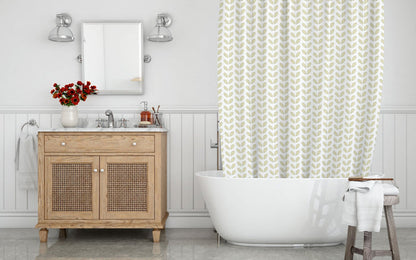 Boho Shower Curtain, Modern Bathroom Decor, Bathroom Accessories, Made in the USA | Pippa + June