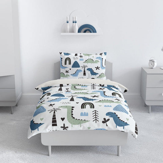 Kids Bedding Set, Nursery Bedding Set Boy Twin, Kids Bedding Dinosaur
