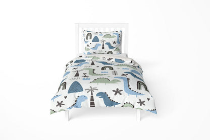 Kids Bedding Set, Nursery Bedding Set Boy Twin, Kids Bedding Dinosaur