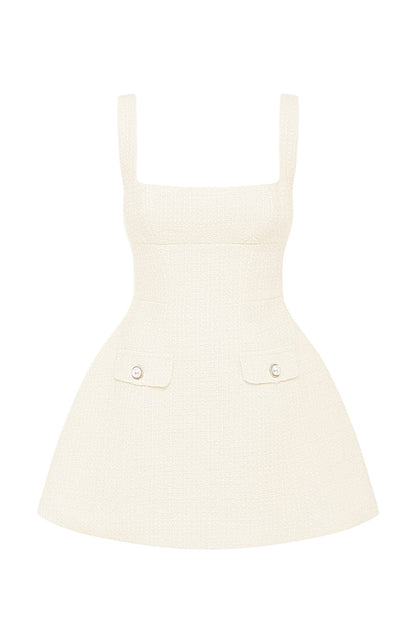 Bessie Mini Dress - Ivory