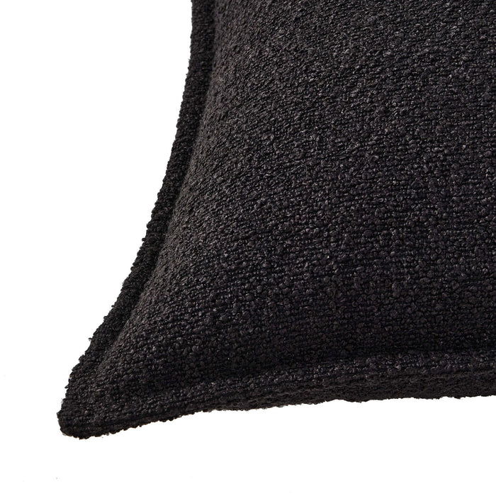 Boucle Cushion Cover - Black - DUSK