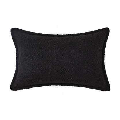 Boucle Cushion Cover - Black - DUSK