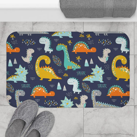 Boys Bath Mat Dinosaurs, Boys Bathroom Decor and Accessories | Pippa + June