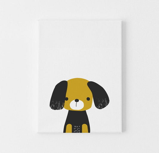 Kids Wall Art Doggy, Nursery Decor, Nursery Wall Art, Kids Wall Decor, Boys Decor, Boys Wall Art, Baby Wall Décor, Made in USA | Pippa + June