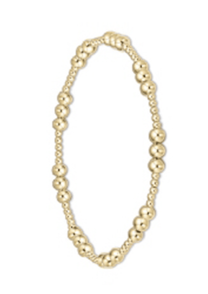 E Newton Classic Joy Pattern-Gold & Sterling e. newton Designs Bracelets 4 mm / Gold