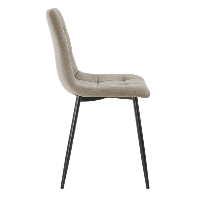Eden Set of 2 Dining Chairs - Stone - DUSK