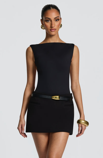 Edna Mini Skirt - Black