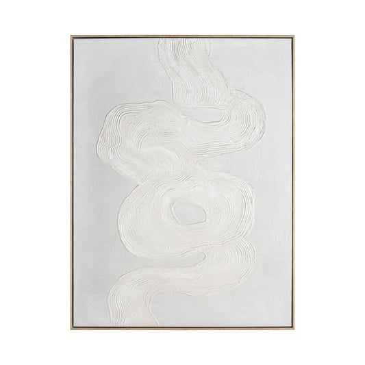 Framed Canvas Wall Art White Abstract, Canvas Prints, Wall Art Prints | PIPPA + JUNE