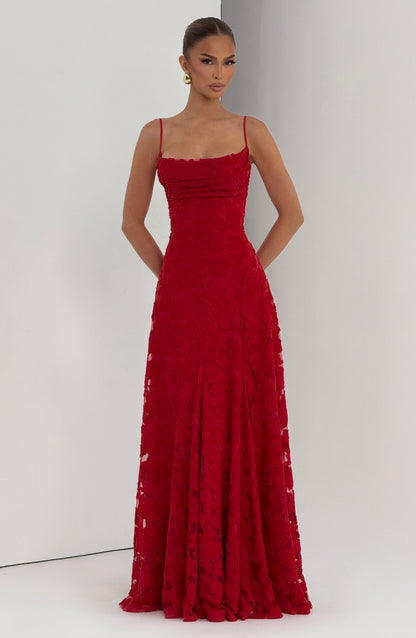 Francis Maxi Dress - Red