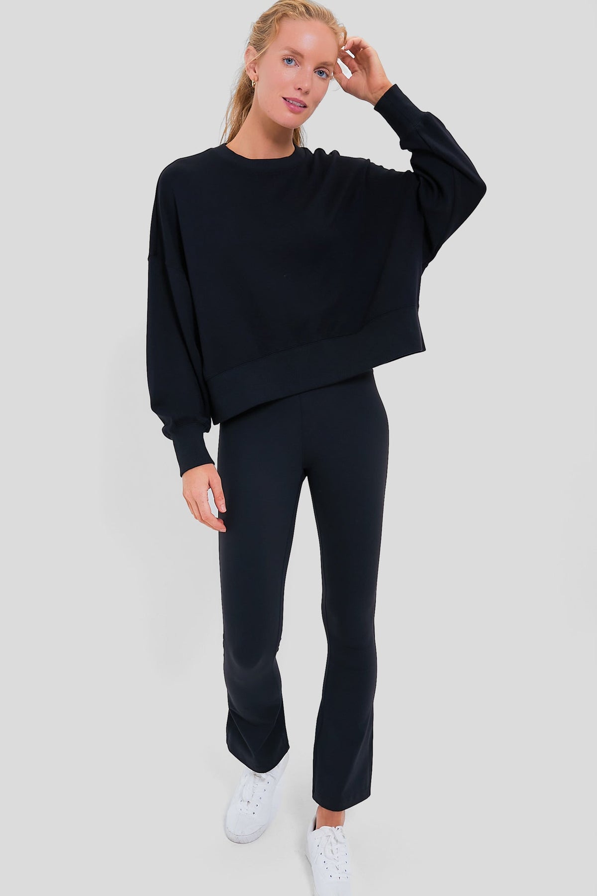 Black High Rise Compression Spandex Millie Yoga Pant