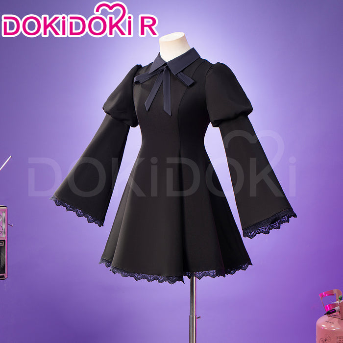 【In Stock】DokiDoki-R Anime Cosplay Costume Black Dress