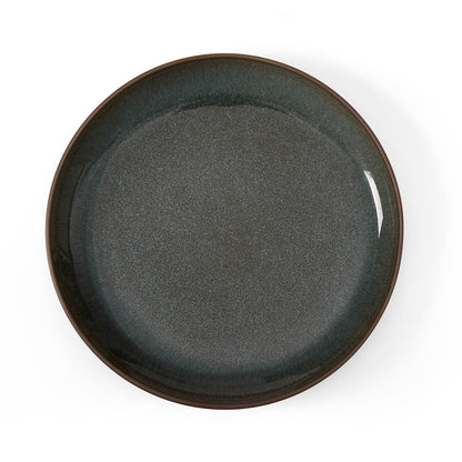 Juniper Reactive Glaze Set of 4 Side Plates - Grey/Blue - DUSK