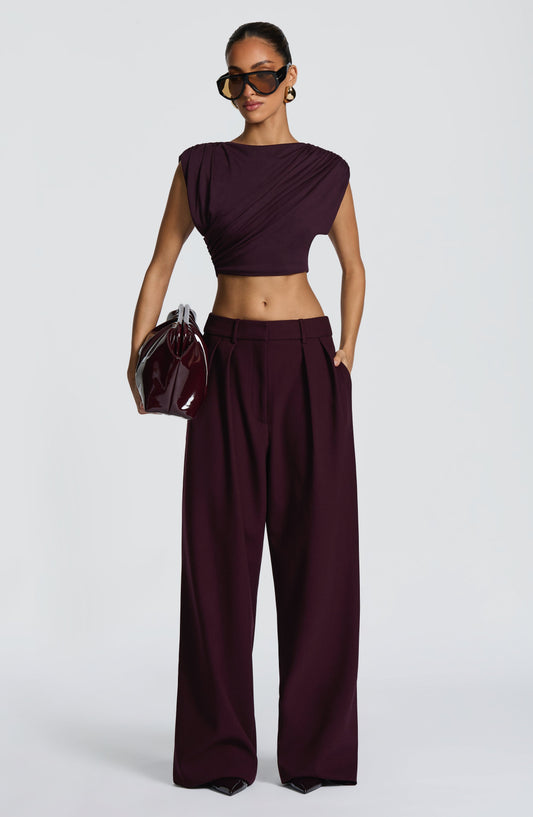 Kirsty Pants - Plum