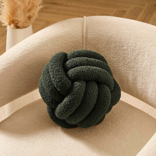 Knot Sofa Cushion - Forest Green - DUSK