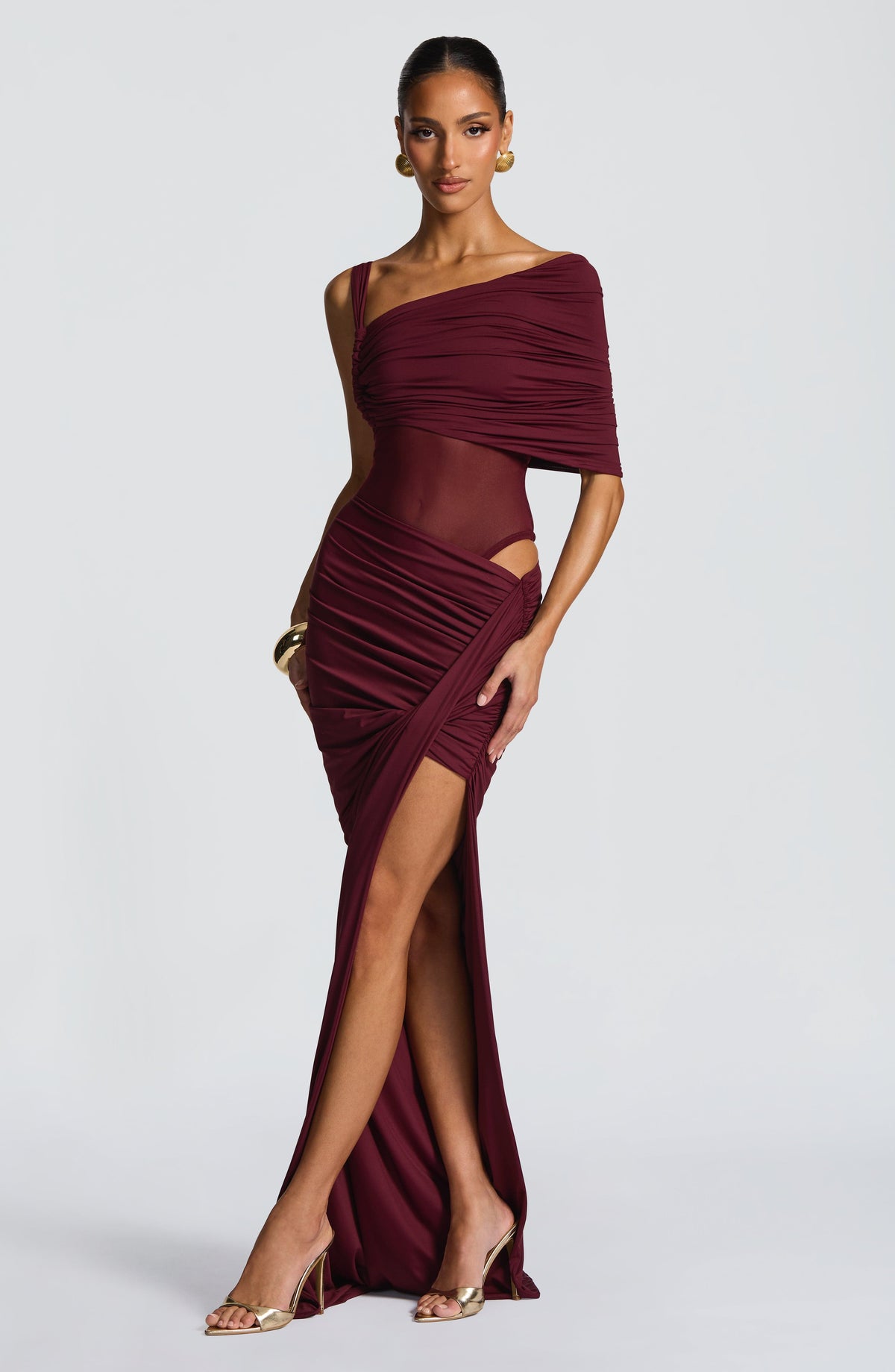 Lisette Bodysuit - Cherry Lacquer