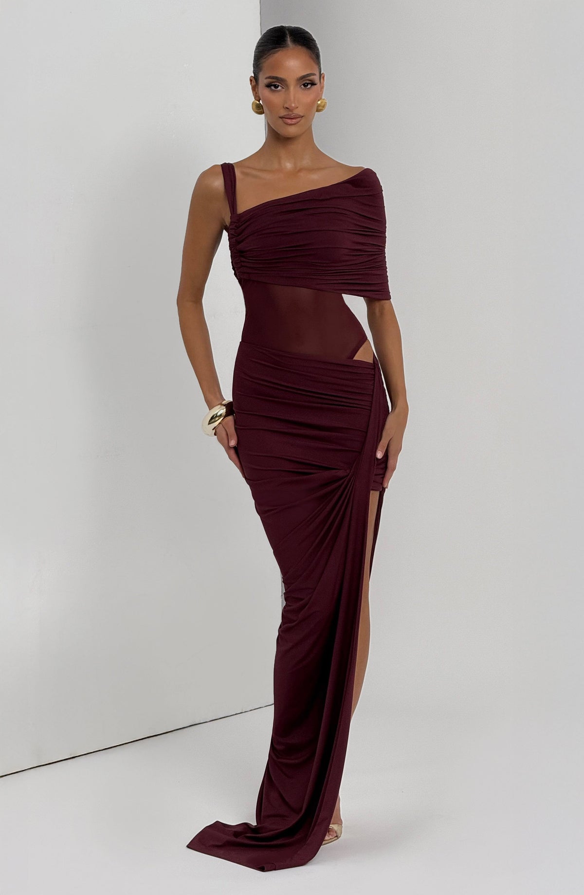 Lisette Bodysuit - Cherry Lacquer
