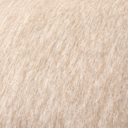 Long Faux Fur Sofa Cushion Cover - Natural - DUSK