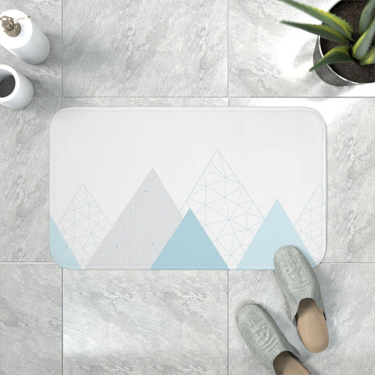 Bath Mat Minimalist Mountains, Bathroom Decor & Accessories | Pippa + June