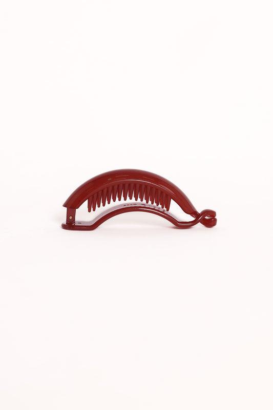 Alegra Hair Clip - Brown