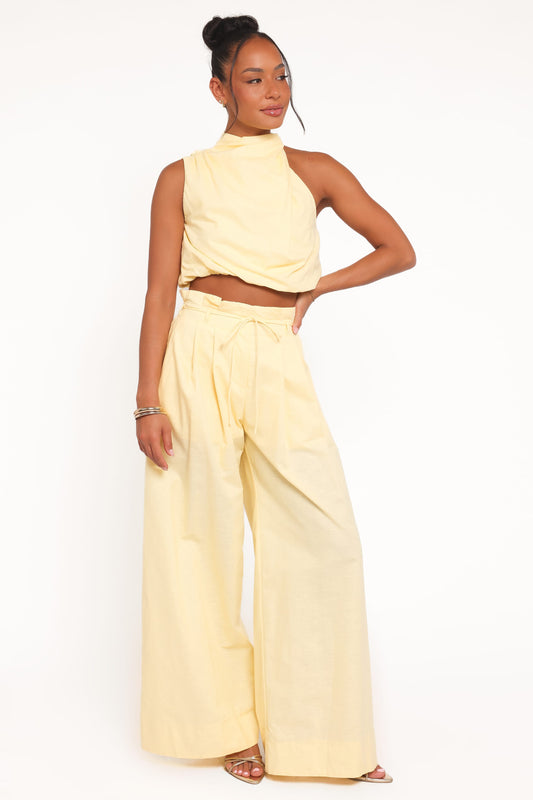 Althea Pant Set - Yellow