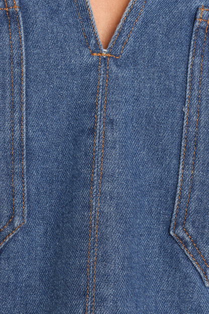 Cera Two Piece Set - Medium Denim