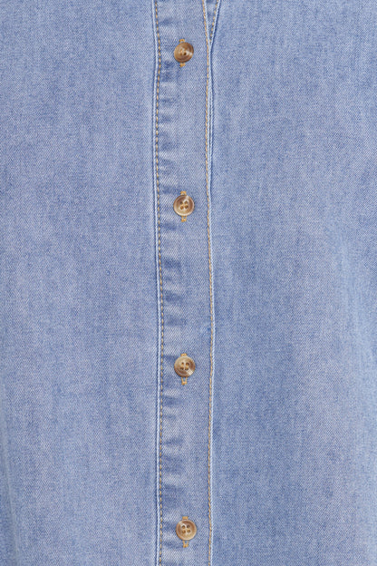 Antonella Denim Shirt - Denim Blue