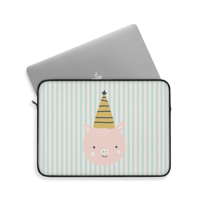 Kids Laptop Sleeve Neutral Pig, Kids Tablet Cover iPad Sleeve, IT Accessories