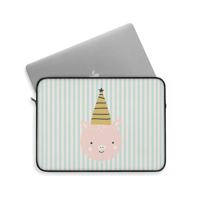 Kids Laptop Sleeve Neutral Pig, Kids Tablet Cover iPad Sleeve, IT Accessories
