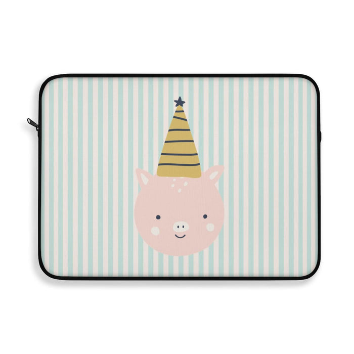Kids Laptop Sleeve Neutral Pig, Kids Tablet Cover iPad Sleeve, IT Accessories