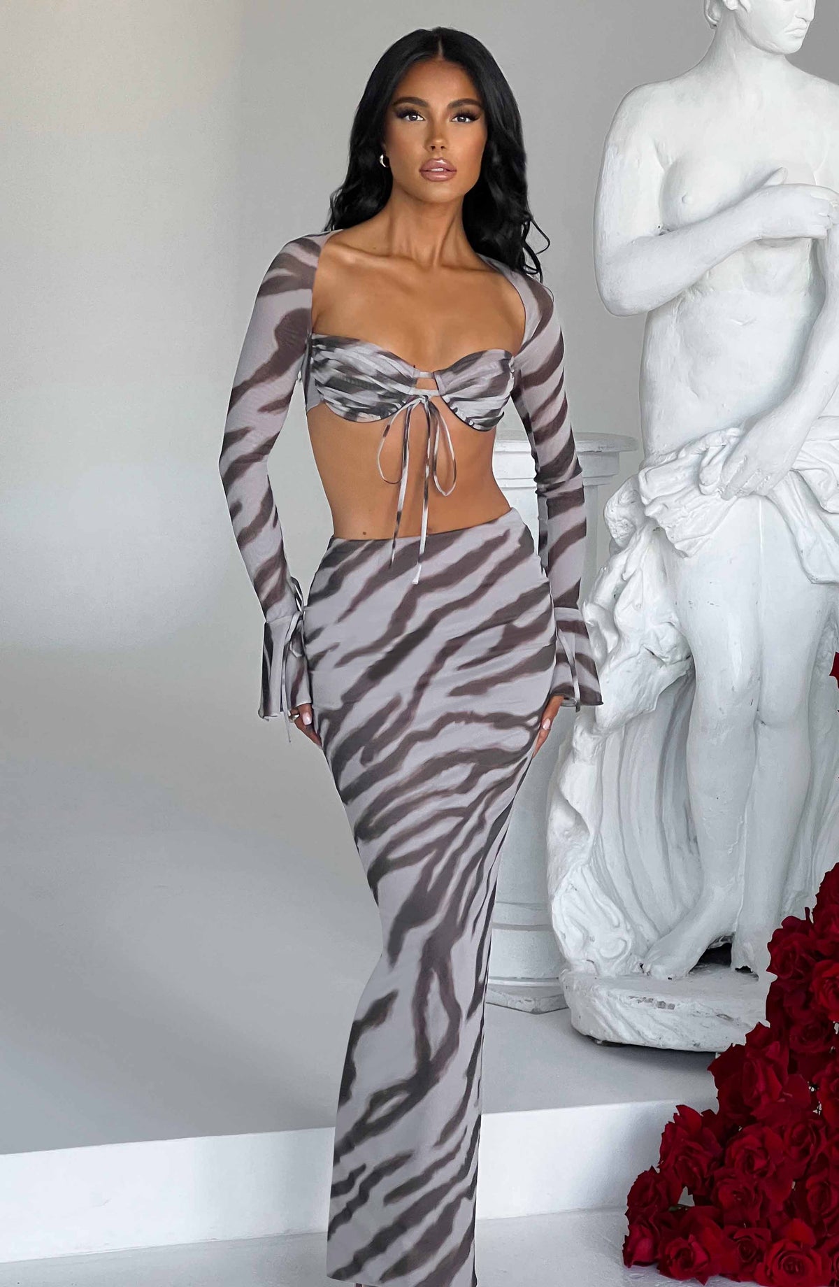 Priscilla Top - Zebra Print