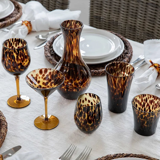 Puro Tortoiseshell Glassware