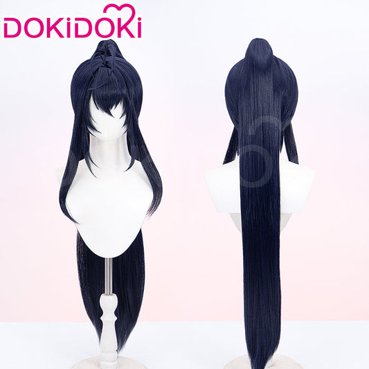 【Ready For Ship】DokiDoki Game Arknights Cosplay Blaze Wig Long Straight Black Hair