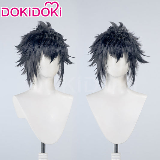 【Ready For Ship】DokiDoki Game Cosplay Nocctis Wig Men Short Black Hair